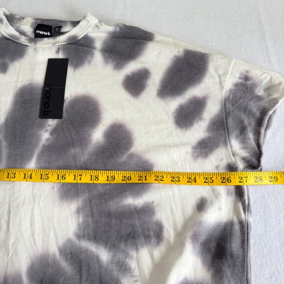 🎉😀CLEARANCE SALE!!!😀🎉 MONO B Oversized Tie Dye Short Sleeve Tee NWT - Picture 7 of 8
